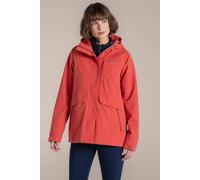 Craghoppers Women's Caldbeck Wind-Resistant AquaDry Waterproof Jacket in Dark Red | Size: 20 Craghoppers Dark Red 20
