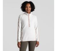 Craghoppers Co2 Renu Relaxed Insulating Microfleece Half Zip Top In Beige Beige