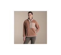 Craghoppers Women's Grange Borg Half-Zip Printedd Insulating Active Fleece in Brown | Size: 12 Craghoppers Brown 12