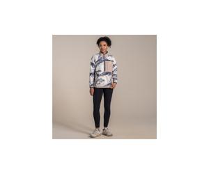 Craghoppers CWA415 Grange Half Zip Colour: L50 Ecru Print, Size: 12