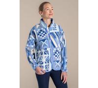 Craghoppers Womens Dante Patterned Full Zip Fleece - Vinca Blue Print - 14