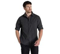 Craghoppers Mens Expert Kiwi Long Sleeved Shirt, Carbon Grey, Size M