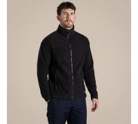 Craghoppers Men's Fleece Jacket Expert Corey 200 – Full Zip, Pockets, Lightweight – Black S