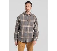 Craghoppers Gage Long Sleeve Checked Shirt - Grey, Grey, Size S, Men Grey