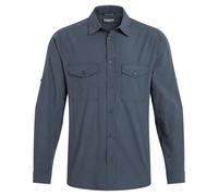 Craghoppers Men's Kiwi Long Sleeved Insect-Barrier Shirt in Pale Blue | Size: Medium Craghoppers Pale Blue M