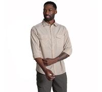 Craghoppers Men's Hiking Shirt Kiwi II Long Sleeve Anti-Insect UV Protection Oatmeal XL