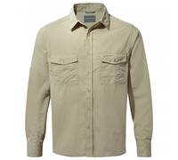 Craghoppers Mens Kiwi Ls Hiking Shirt, Oatmeal, 3XL EU