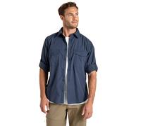 Craghoppers Kiwi Men's Long Sleeve Shirt Men's Trainers, Size L In Ombre Blue Colour : Ombre Blue
