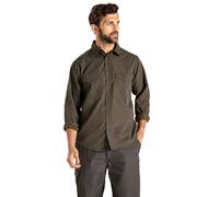 Craghoppers Kiwi Men's Long Sleeve Shirt Men's Trainers, Size L In Woodland Green
