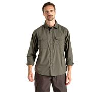 Craghoppers Kiwi Men's Long Sleeve Shirt Men's Trainers, Size XL In Cedar / Green