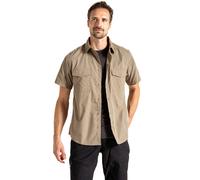 NosiDefense Cotton-Blend 'Kiwi' Short Sleeve Shirt Craghoppers Bottle Green XXXL