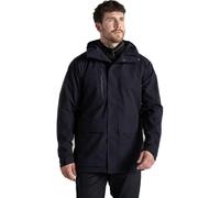 Craghoppers Unisex 'Expert Kiwi Pro' Stretch Waterproof Long Jacket in Dark Navy | Size: Small Craghoppers Dark Navy S