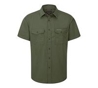 Craghoppers Men's Kiwi Short Sleeved Shirt Green M