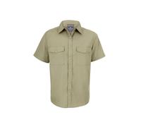 Craghoppers Kiwi Short Sleeved Cotton Shirt with Sun Protective Collar