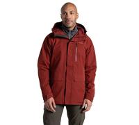 Craghoppers Men's Lorton Stretch Waterproof Breathable Jacket in Red | Size: Small Craghoppers Red S