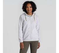 Craghoppers Mari Insulating Hooded Fleece Jacket In Light Grey Light Grey