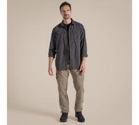 Craghoppers Mens Adventure III Nosilife Long-Sleeved Shirt (Black Pepper) - Size Medium