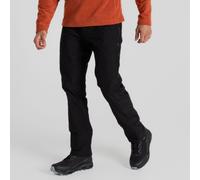 Craghoppers Men's Aquadry 'Kiwi Pro II' Regular Fit Hiking Trousers in Black | Size: 36R Craghoppers Black 36R