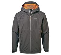 Craghoppers Mens Atlas Waterproof Breathable Shell Jacket Black Pepper XXL