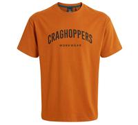 Craghoppers Mens Batley Work T-Shirt - Potters Clay - S - Potters Clay - 100% Organic Cotton