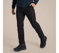 Craghoppers Mens Brisk Walking Trousers Hiking Pants, Black, 26" / Long