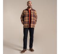 Craghoppers Men's Burnbank Check Insulating Overshirt in Brown | Size: Small Craghoppers Brown S