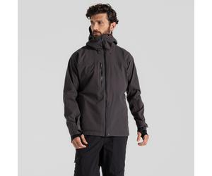 Craghoppers Men's Cawood AquaDry Water-Repellent Shell Waterproof Jacket in Grey | Size: Medium Craghoppers Grey M