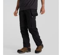 Craghoppers Men's Cawood Rugged Durable Stretch Trouser in Black | Size: 34R Craghoppers Black 34R