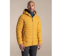 Craghoppers Mens Compresslite Hooded Insulated Packable Jacket - Yellow, Yellow, Size S, Men Yellow
