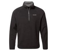 Craghoppers Mens Corey VI Half Zip Fleece Lightweight Insulating Mid Layer Top Black