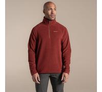 Craghoppers Mens Corey Vi Half Zip Micro Fleece Midlayer Top Cma1287 - Brown - Size Small
