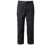 Craghoppers Men's Kiwi Winter Lined Trousers, Water Repellent, Sun Protection, Insulating & Anti Insect - Perfect for Outdoors, Walking, Hiking & Camping Black