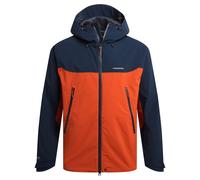 Craghoppers Mens Diggory Stretch Waterproof Jacket - Blue Navy/Carnelian Orange - S - Blue Navy/Carnelian Orange