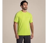 Craghoppers Men's Dynamic Short Sleeved T-Shirt in Light Grey | Size: Large Craghoppers Light Grey L