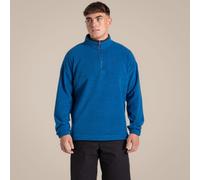 Craghoppers Men's Esk Half Zip Fleece Top in Mid Blue | Size: Large Craghoppers Mid Blue L