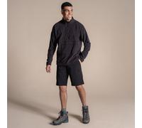 Craghoppers Mens Esk II Half Zip Fleece Top (Black) - Size X-Small