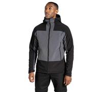 Craghoppers Mens Expert Act Hooded Softshell Jacket Rain Coat, CarbGrey/Blk, L EU