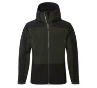 Craghoppers Men's Expert Active Jacket - Aqua Dry, Waterproof, Breathable, Stretch, Wind Resistant, Dark Cedar Green/Black, M