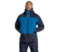 Craghoppers Men's Expert Active Jacket Rain Coat, Poseidon Blue/Dark Navy, L