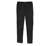 (40R, Black) Craghoppers Mens Expert Kiwi Convertible Tailored Cargo Trousers