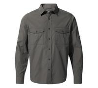 (S, Carbon Grey) Craghoppers Mens Expert Kiwi Long-Sleeved Shirt