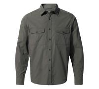 Craghoppers Mens Expert Kiwi Long-Sleeved Shirt - Carbon Grey - XXL - Carbon Grey - 100% Mixed