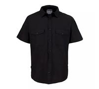 Craghoppers Mens Expert Kiwi Short Sleeved Shirt, Black, Size XXL