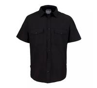 Craghoppers Mens Expert Kiwi Short-Sleeved Shirt - Black - Black - XXL