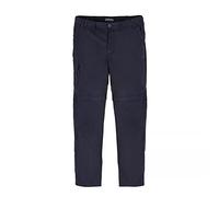 Craghoppers Mens Expert Kiwi Slim Fit Tailored Convertible Trousers, Dark Navy, Size 38"