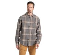 Craghoppers Men's Gage Long Sleeved Checked Shirt in Grey, Size Medium | Charlies