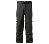 Craghoppers Kiwi Convertible Trouser: Black Pepper: 40W Long Size: 40W