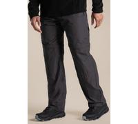 Craghoppers Men's Kiwi Convertible Water Repellent Trousers in Dark Grey | Size: 36R Craghoppers Dark Grey 36R