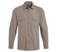 Craghoppers Mens Kiwi II Long-Sleeved Shirt - Pebble - M - Pebble - 65% Recycled Polyester/35% Recycled Cotton