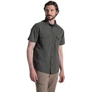 Craghoppers Mens Kiwi II Short Sleeve Hiking Shirt, Cedar, S EU
